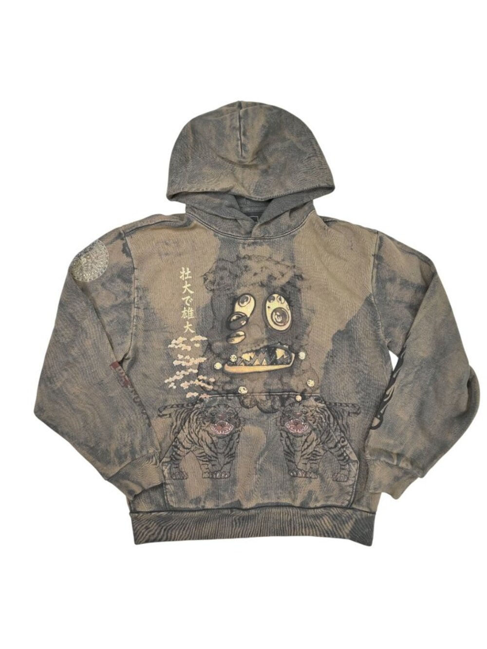 Travis Scott Cactus Jack x Takashi Murakami Hollow Hoodie in Brown